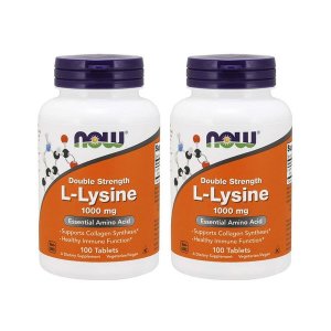나우푸드 L-라이신 1000mg 100정 (해외) (2개)_이미지