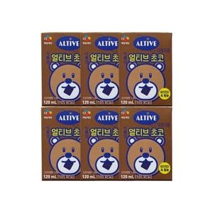 CJ제일제당 얼티브 식물성 초코 120ml (6개)