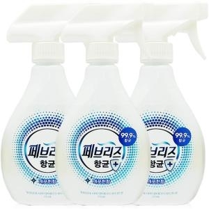 한국피앤지 페브리즈 항균 플러스 깨끗한 향 370ml (3개)