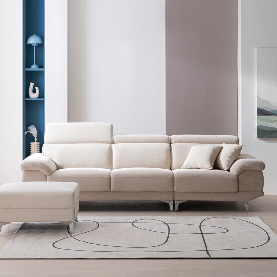 위메종 레싸 조야 아쿠아텍스 패브릭 소파 4인용_이미지