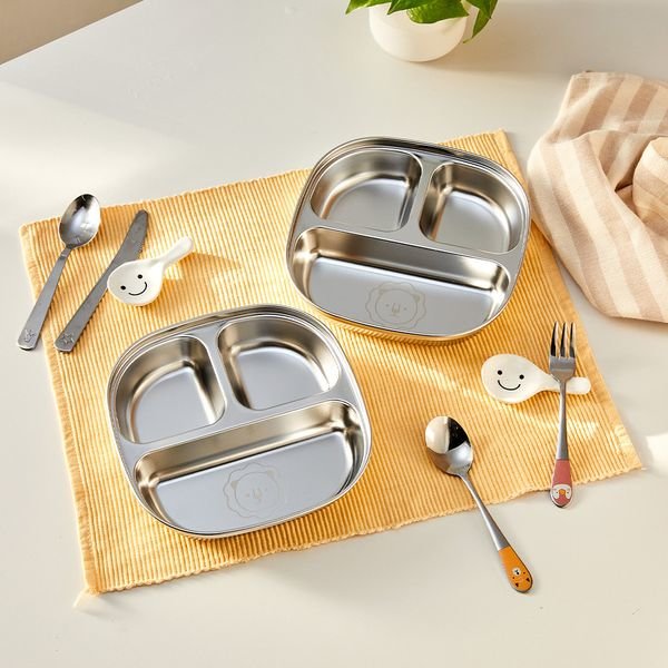  모던하우스 ON 안전한 스텐304 3칸나눔 2P세트