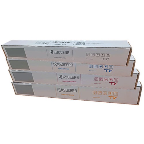 Kyocera 정품 TK-8540KK, TK-8540KC, TK-8540KM, TK-8540KY 4색 세트_이미지