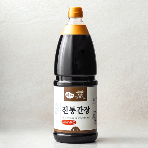 맑은물에 운주골정학님 전통 간장 1.8L (1개)_이미지