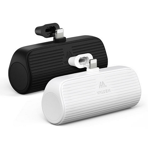 디엠케이코리아 밸류엠 도킹형 미니 보조배터리 VM-PA5FPQ8P 5000mAh (8핀, 2개)_이미지