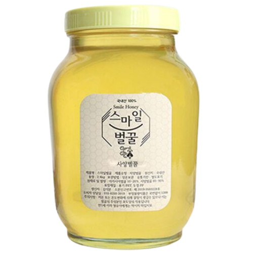 상주양봉원  스마일벌꿀 2.4kg (1개)