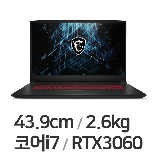 MSI GF시리즈 Sword GF76 A11UE 베이직 16GB램 (SSD 512GB)