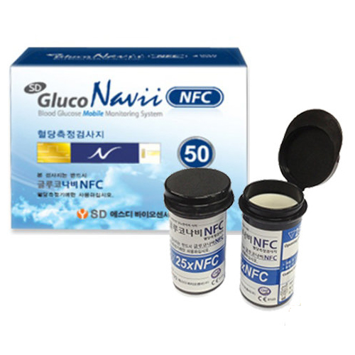 SD바이오센서 스탠다드 글루코나비 NFC 혈당시험지 (200매)_이미지