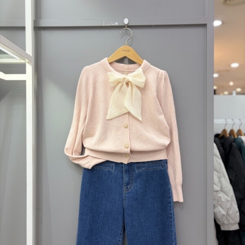 무자크 리본 가디건 MQ2KC02_이미지