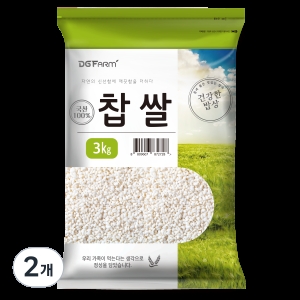 대구농산 건강한밥상 찹쌀 3kg 2개_이미지