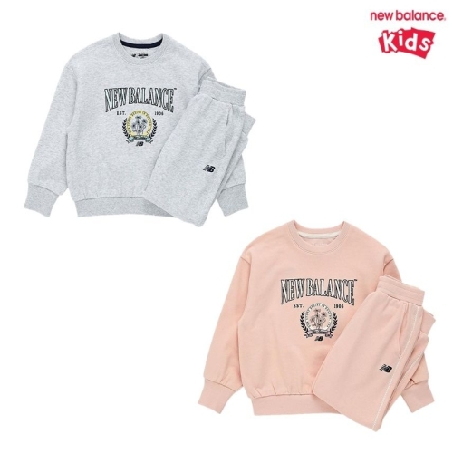 뉴발란스키즈 크롭 스웻 셋업 (NK9YF1803G)