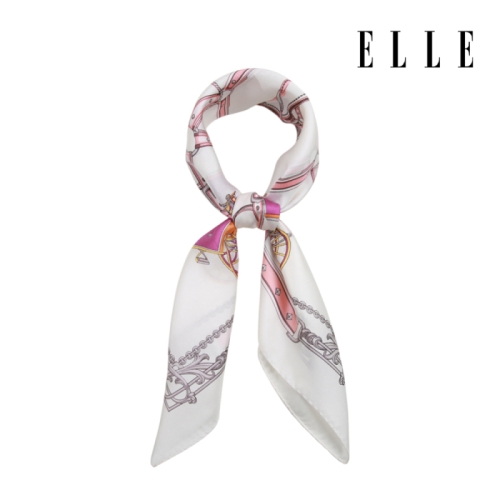 엘르 엔딩마차 SS 실크 미니 스카프_SE421S305