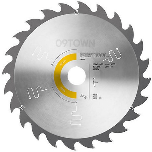 페스툴 목재용 원형톱날 HW 254x2.4x30 PW24