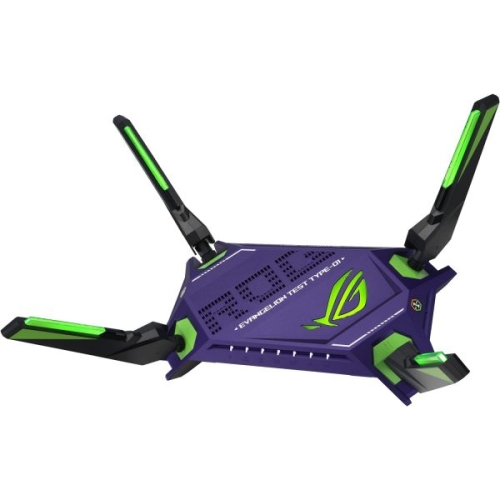 ASUS ROG 랩쳐 GT AX6000 EVA 에디션 듀얼 밴드 WiFi 6 게이밍 라우터 2.5G WANLAN 포트 WAN 애그리.._이미지