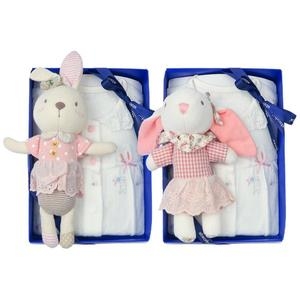 해피랜드F&C 압소바 뱀띠,말띠출산,백일,돌 러트내의+애착인형세트 A2D-103DC