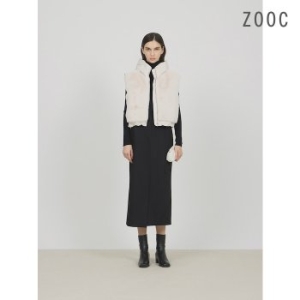 대현 ZOOC 페이크퍼 배색 구스다운 베스트 CR_V254PSG931