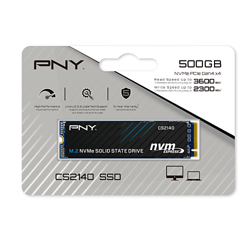 PNY CS2140 Gen4 M.2 NVMe 제이씨현 (500GB)_이미지