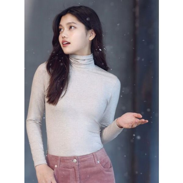 ON AIR 모이스처웜 터틀넥 긴팔티 MSD4US2205