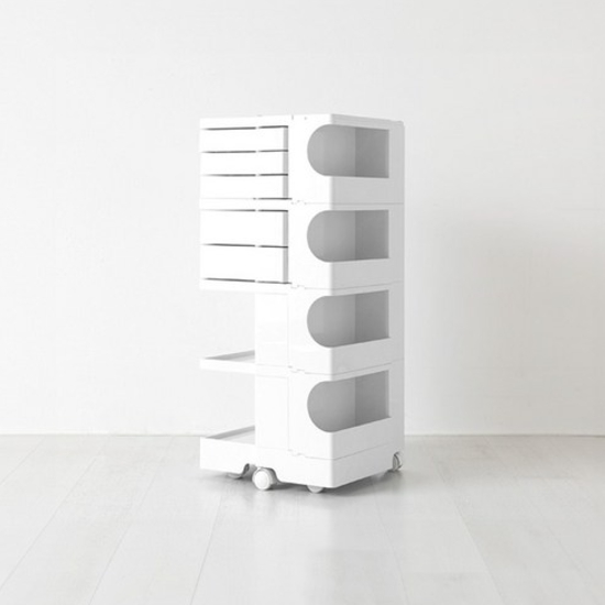 마켓비  BINGEURI 높은 3.2단 회전서랍 트롤리