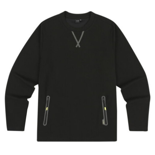 JDX골프 우븐 라운드 티셔츠 X4TLV3484BK_이미지