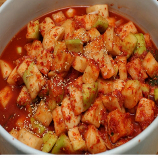 장꼬방 깍두기 1kg (1개)