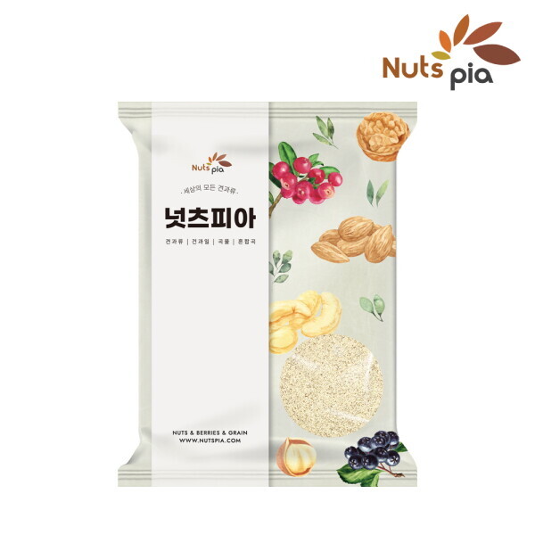 더원비앤에프 넛츠피아 볶음 아몬드 분말 1kg (1개)_이미지