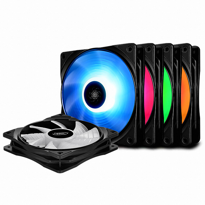 DEEPCOOL RF120M RGB 아우라 싱크 PWM (5팩)_이미지