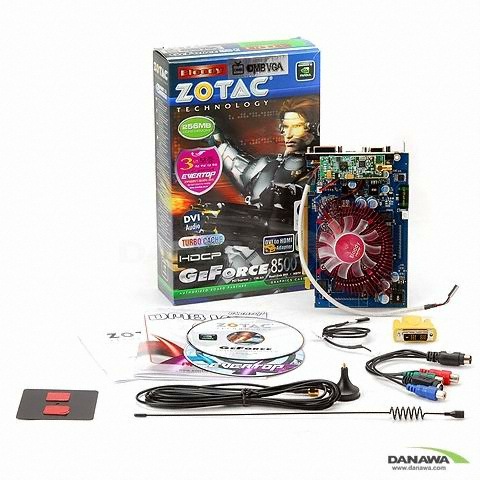ZOTAC ������ 8500GT DMBVGA 256MB HDMI ������