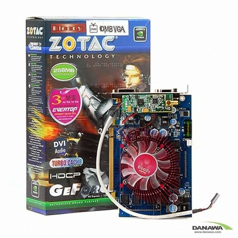 ZOTAC ������ 8500GT DMBVGA 256MB HDMI ������