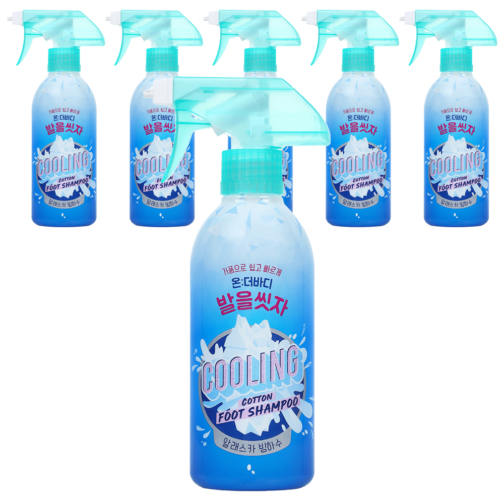 코튼풋 발을 씻자 풋샴푸 쿨링 385ml