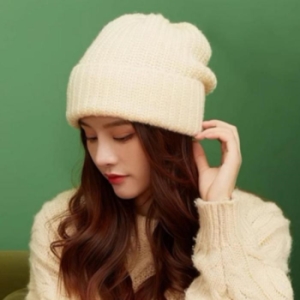 Rly 남자 여자 겨울 방한 도톰 니트 무지 와이드 롱 비니 29555482