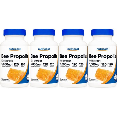뉴트리코스트 프로폴리스 5000mg 120캡슐 (4개)_이미지