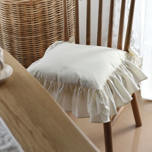 하늘한 내츄럴프릴 의자방석