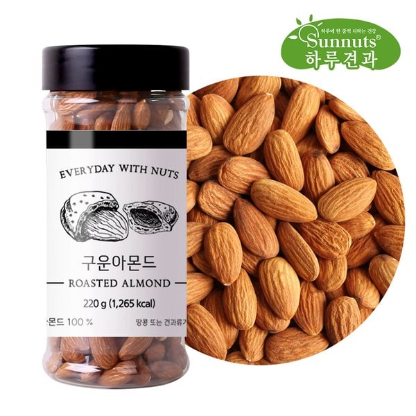 썬넛트 구운 아몬드 220g (1개)_이미지