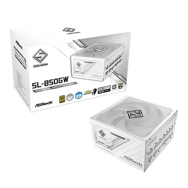 ASRock 스틸레전드 SL-850GW 80PLUS골드 풀모듈러 ATX3.1 화이트_이미지