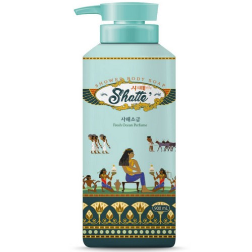 무궁화 샤워 때비누 사해소금 900ml (5개)