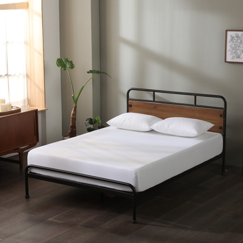 지누스 산타페 하이브리드 침대 SS (매트별도)