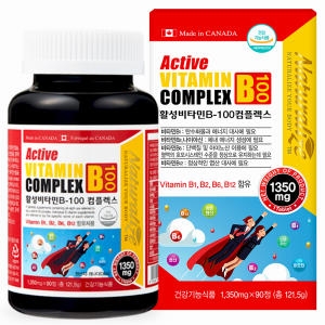  내추럴라이즈 활성비타민B-100 컴플렉스 1350mg 90정 [1개]