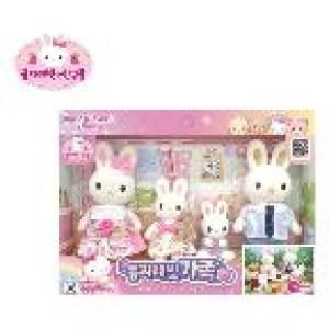 오너클랜 콩지래빗 행복한 가족 인형 미니 완구 WFG3W5K_이미지