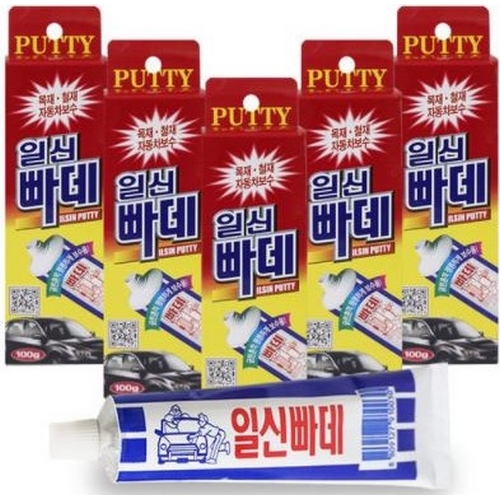일신 차량 보수용 빠데 100g (5개)_이미지