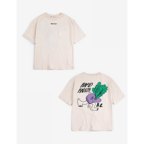 보보쇼즈 아동 반팔 티셔츠 Rapid Radish oversized T-shirt B126AC019_이미지