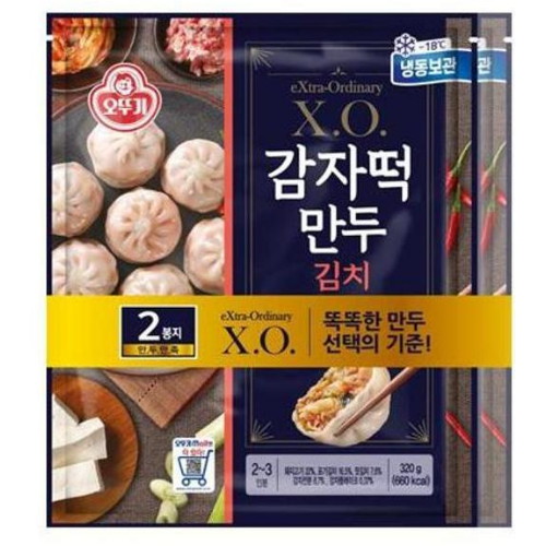 X.O. 감자떡만두 김치 320g