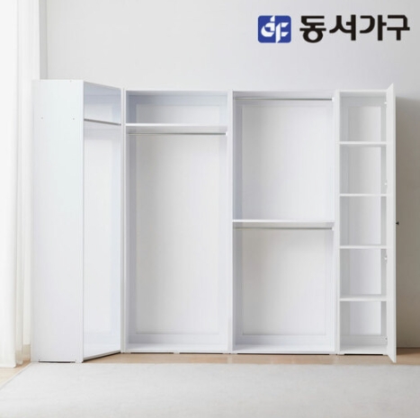 파로마 솔트 마이 거울 코너형 드레스룸 세트 2800_이미지