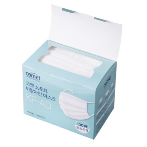 코멧 소프트 비말차단 마스크 KF-AD (200매)
