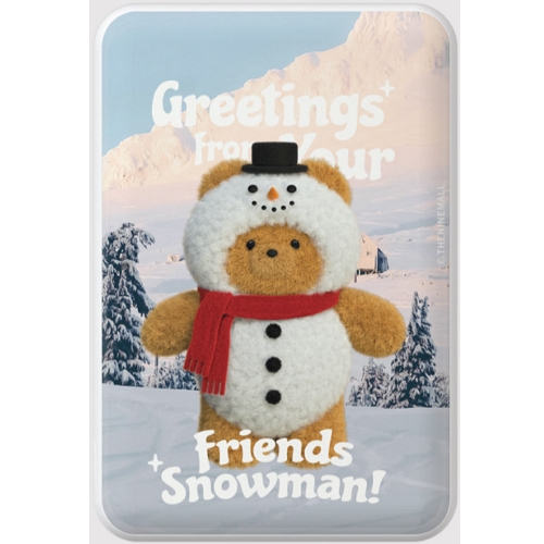 더나인몰 greetings gummy snowman 맥세이프 보조배터리 5000mAh_이미지