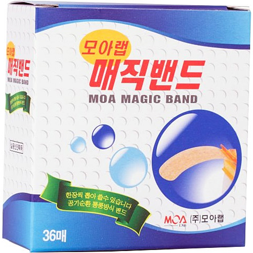 모아랩 매직밴드 일자형 롤 밴드 36매 (1팩(36매))_이미지