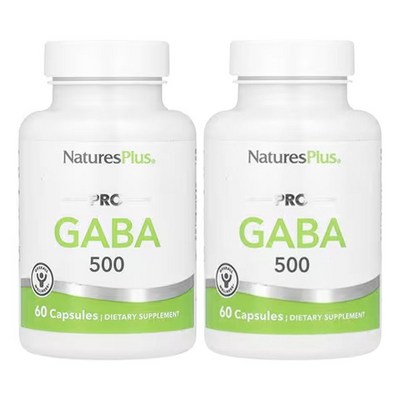 네이처스플러스 프로 GABA 500mg 60캡슐 (2개)_이미지