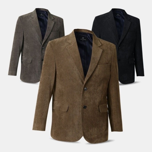 남성 겨울 코듀로이 골덴 마이 콤비 자켓 YWC01 중년972921