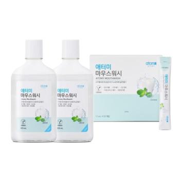 마우스워시 800mL x 4개 + 휴대용 12mL x 100개