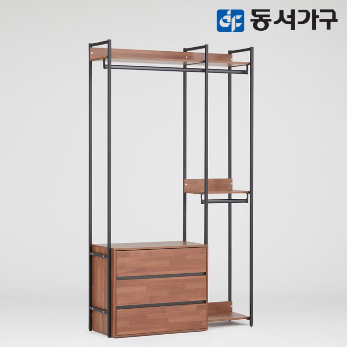 동서가구 몬티아 서랍 행거 시스템 드레스룸 1200_이미지
