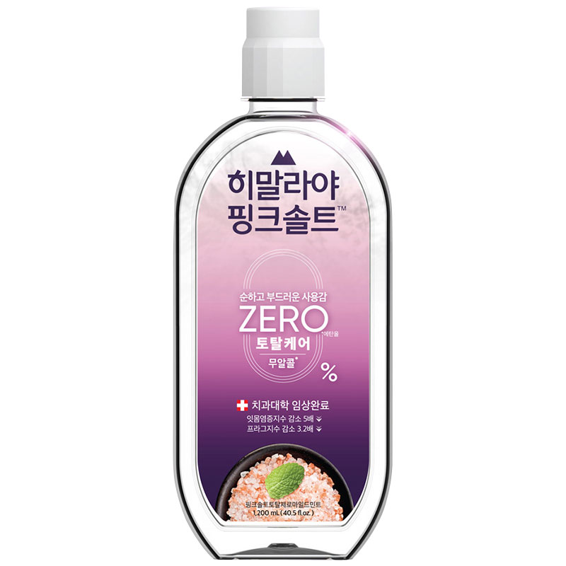 페리오 히말라야 핑크솔트 토탈케어제로 무알콜 가글 760ml